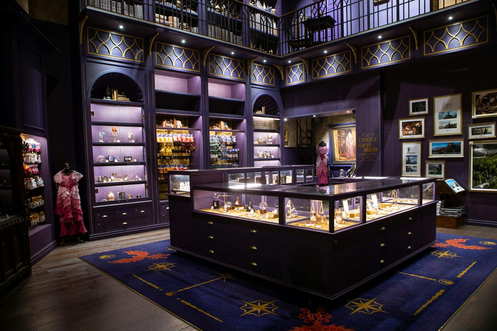 Boutique de souvenirs au style magique dans The Making of Harry Potter (Warner Bros. Studio Tour)