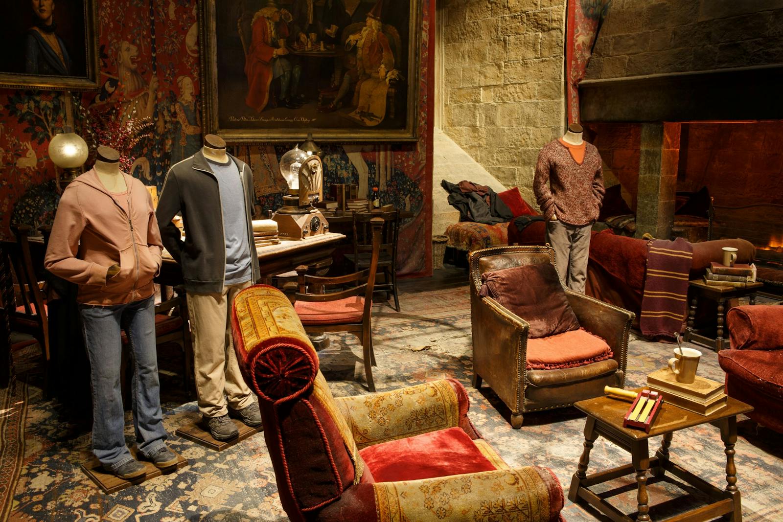 Manichini e mobili vintage a The Making of Harry Potter (Warner Bros. Studio Tour)