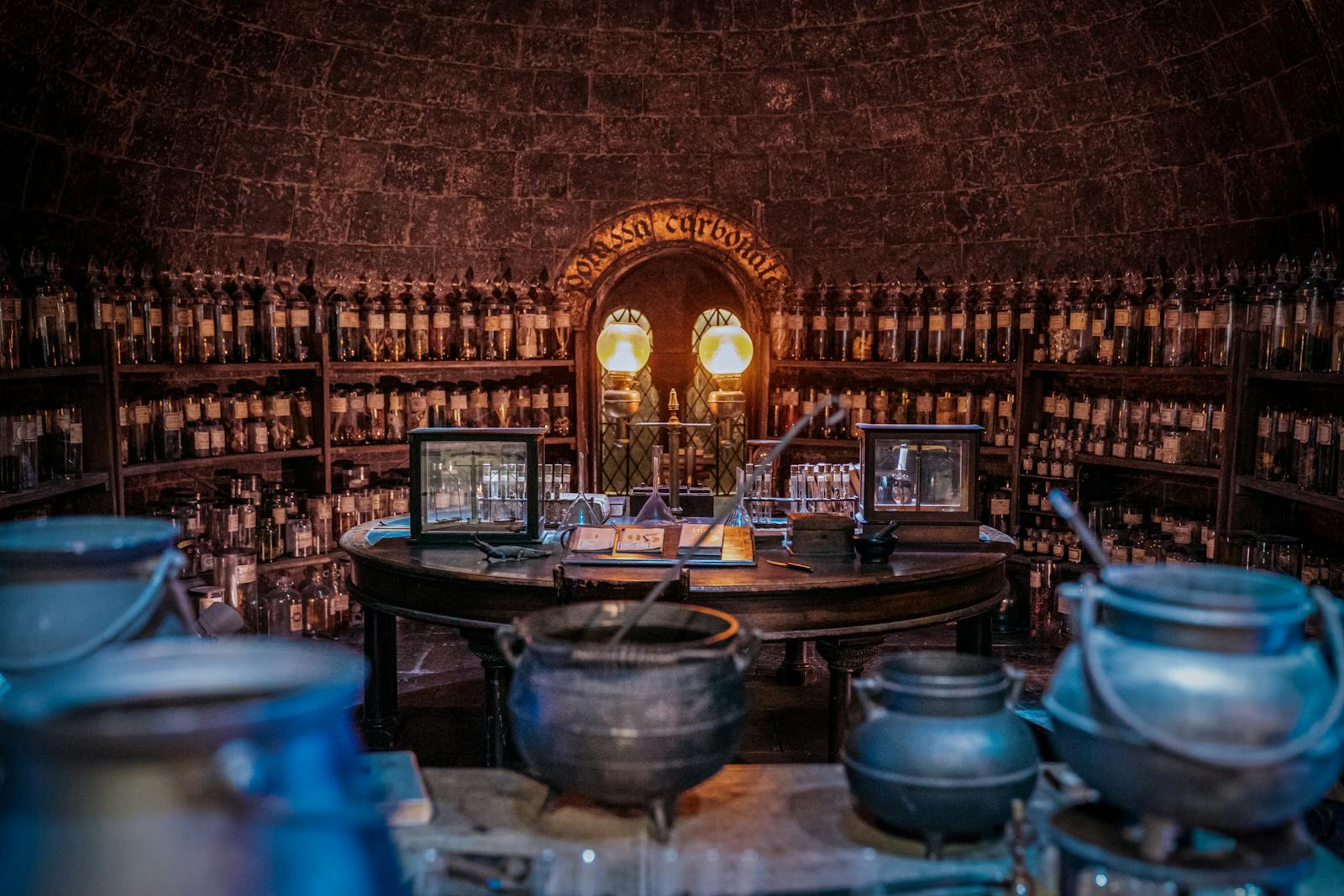 Sala eliksirów w The Making of Harry Potter (Warner Bros. Studio Tour)