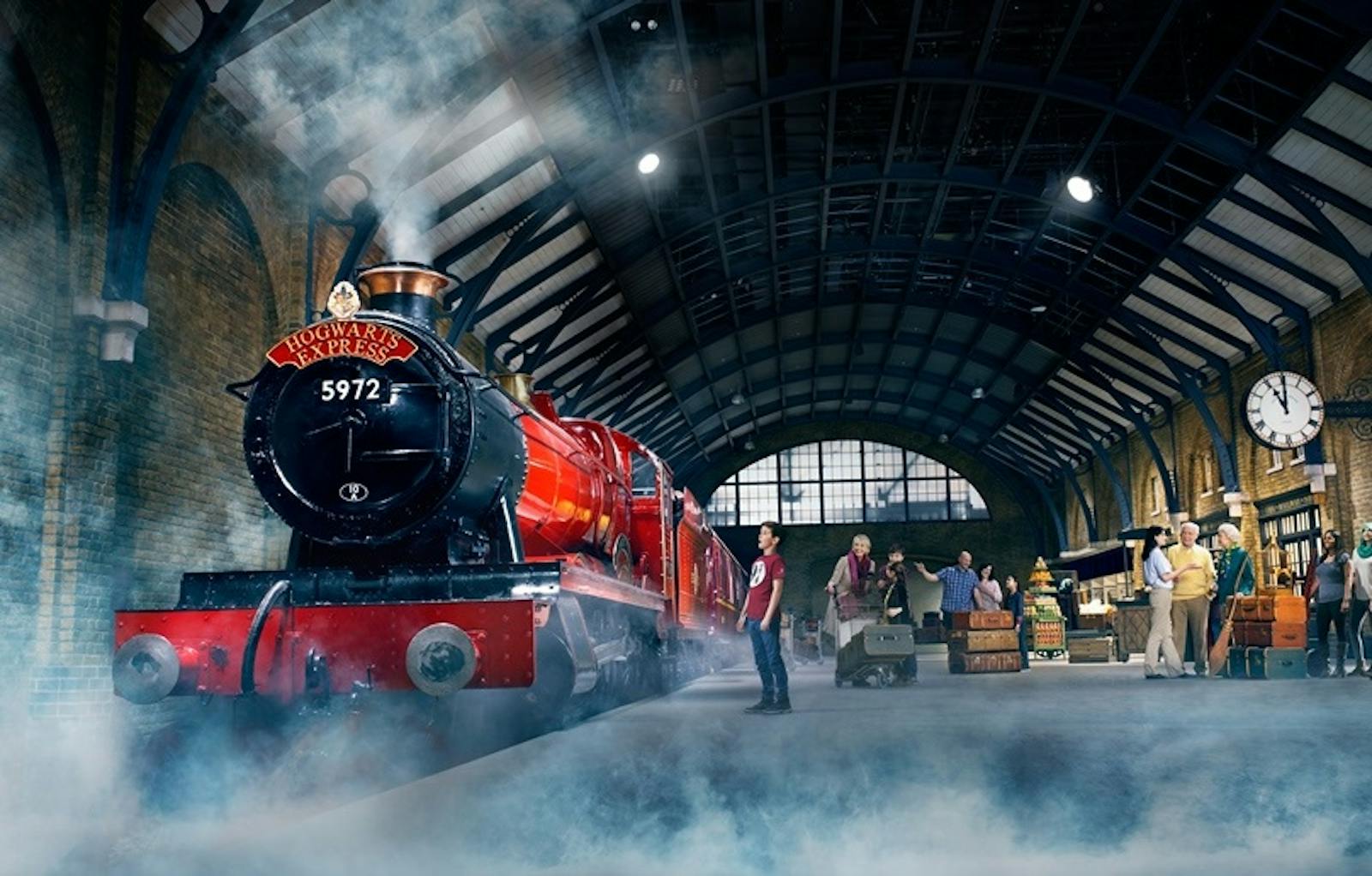 Expresul Hogwarts din The Making of Harry Potter (Warner Bros. Studio Tour)