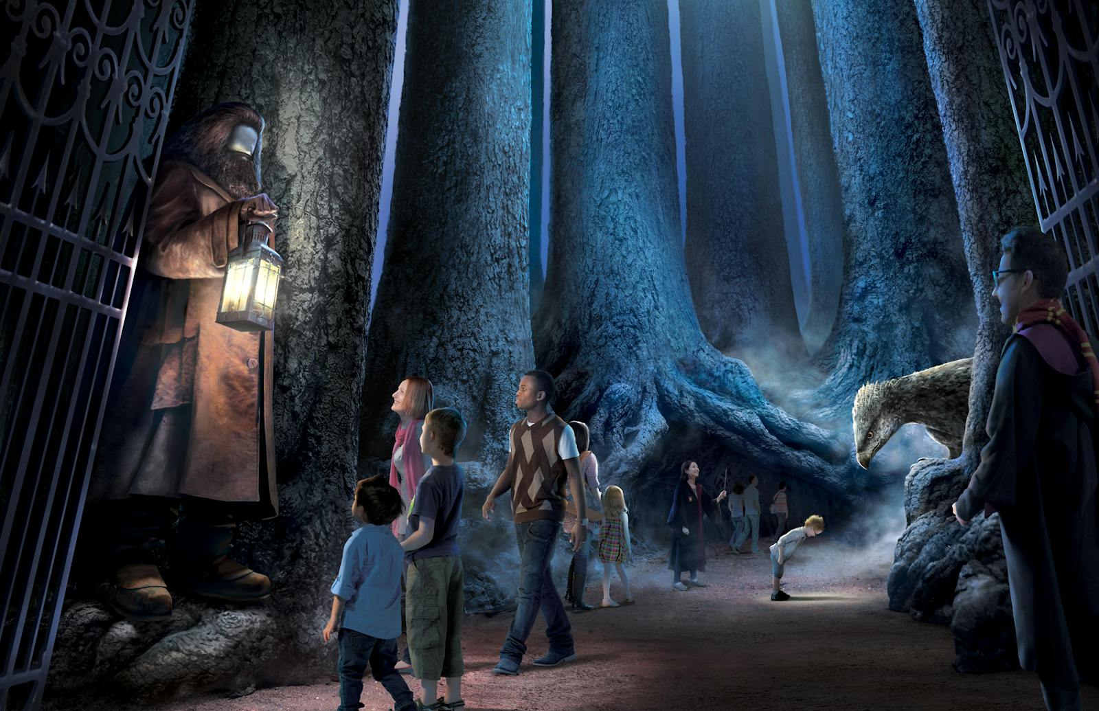 Экскурсия по Запретному лесу в The Making of Harry Potter (Warner Bros. Studio Tour)